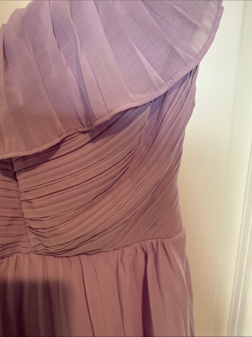 Lulu's Lilac Ruffled Maxi Dress - Picture 4 of 6